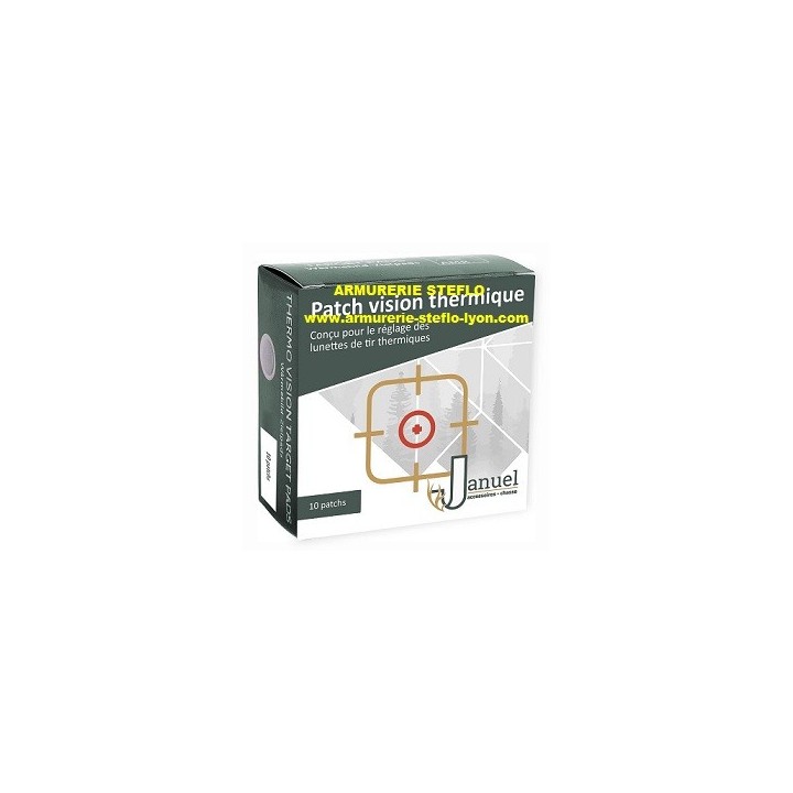 Patchs vision thermique réglage lunette 100m - (x10) - Januel