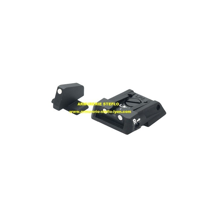 Hausse réglable + guidon LPA S&W - Military & Police