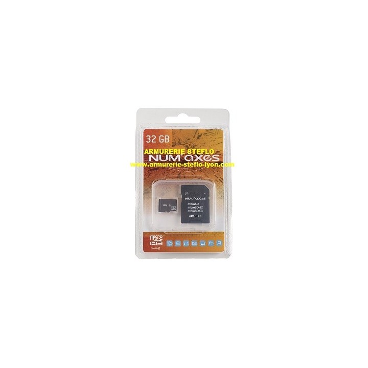 Carte SDHC Micro 32GB - Num'axes