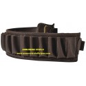 Cartouchière 20 tubes cuir doublé