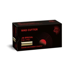 Munitions Geco Wadcutter calibre 38 Special 148 grs