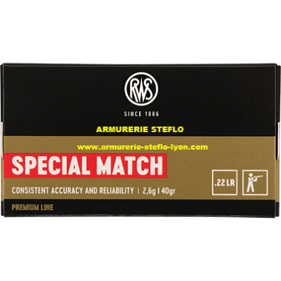 RWS 22LR Spécial Match, la compétition de haut niveau.