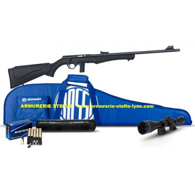 Carabine à verrou rossi 8122 avec lunette cal 22lr