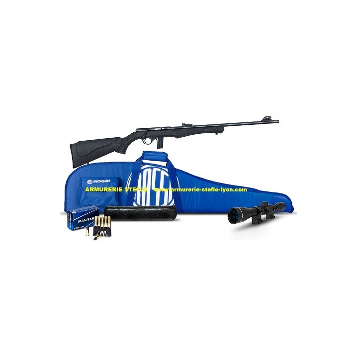 Carabine à verrou rossi 8122 avec lunette cal 22lr
