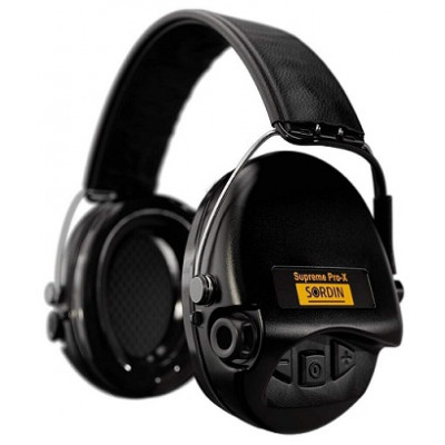 Casque Sordin Supreme Pro X Noir Gel