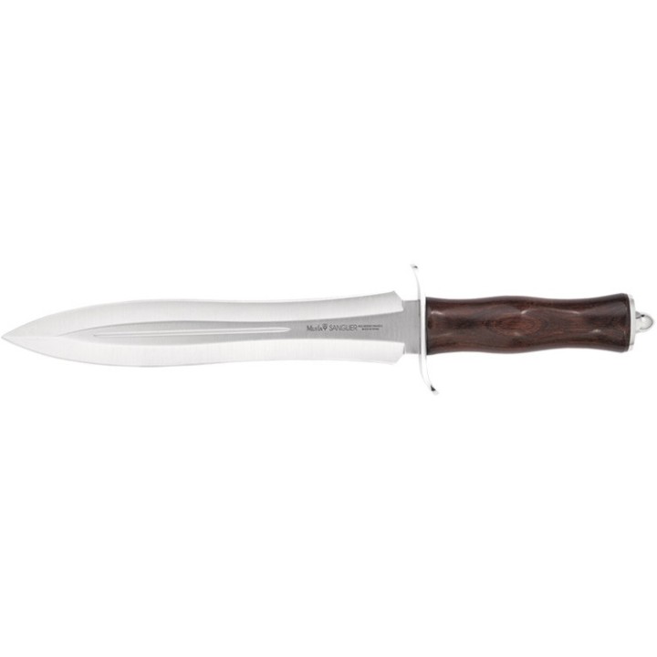 Dague "SANGLIER", lame double tranchant 24 cm inox, manche stamina