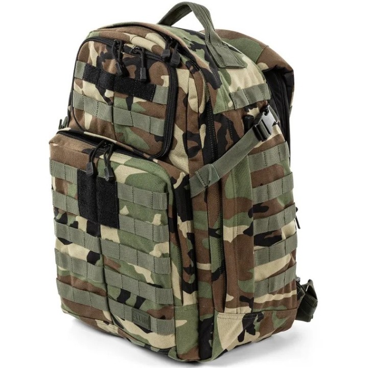 5.11 - Sac à dos Tactique RUSH 24 - 2.0 - Woodland camo