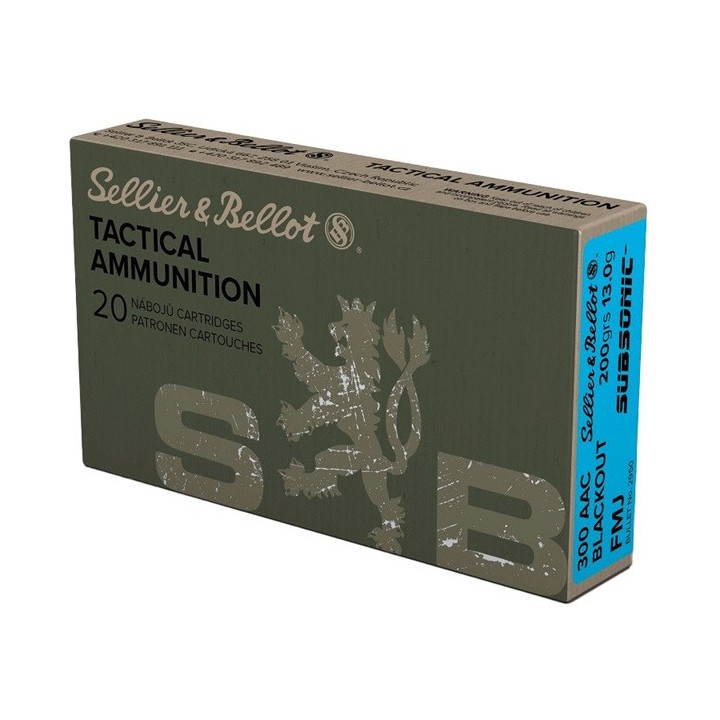 Sellier & Bellot 300 AAC BLACKOUT FMJ Subsonic