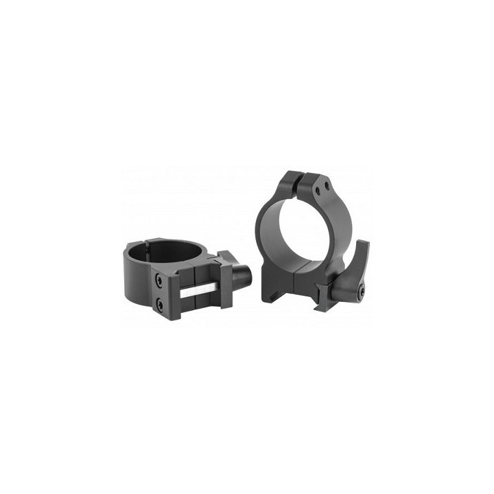Colliers Warne pour rail Picatiny/Weaver - 30mm - amovible