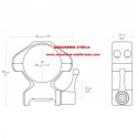 Colliers Hawke 30mm amovible