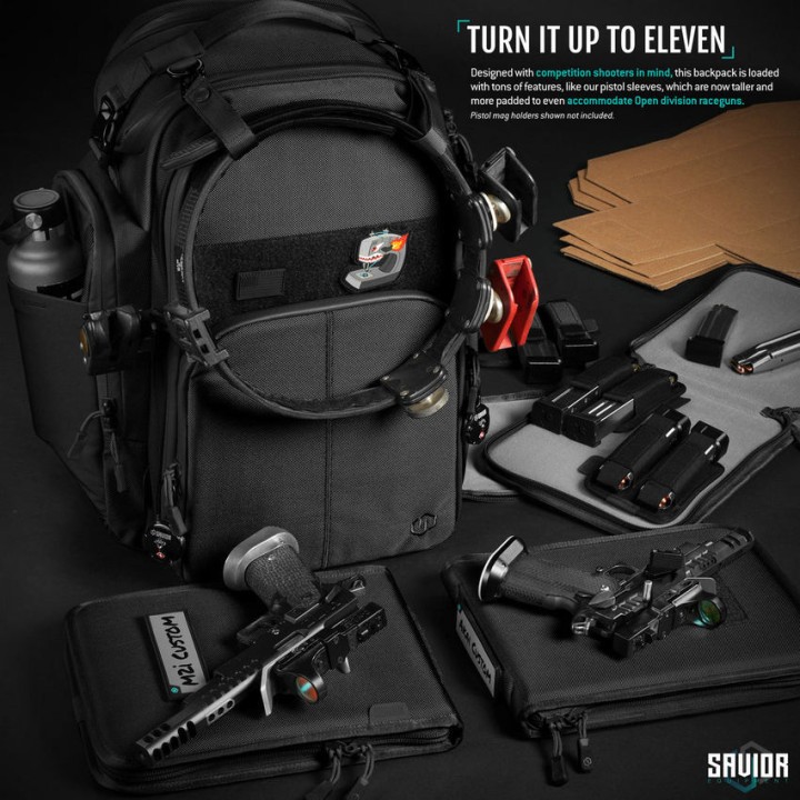 Savior Sac à dos Pro SEMA compétition - Noir
