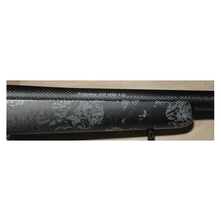 Christensen Ridgeline FFT carbone with gray accents - 308W - 51cm - 5/8"x24