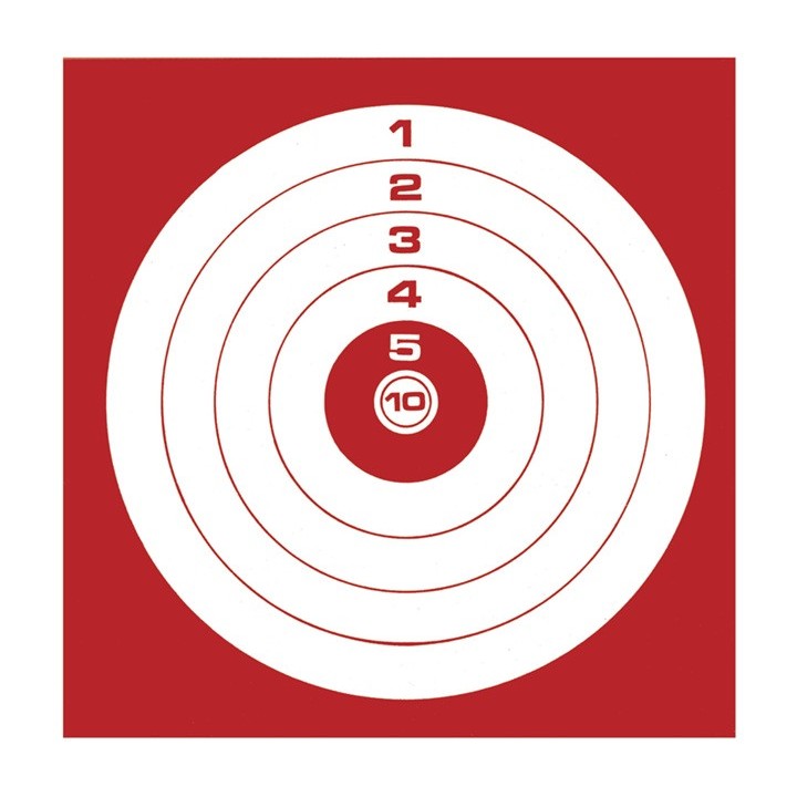 Cibles Kermesse Pistolet Carabine 10 m