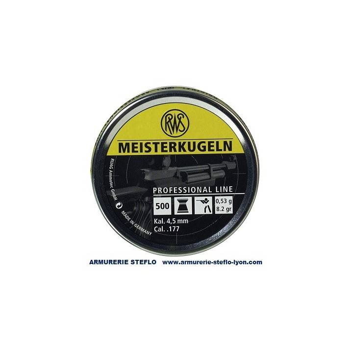 RWS Meisterkugeln 4,5mm 0.53g carabine - (x500)