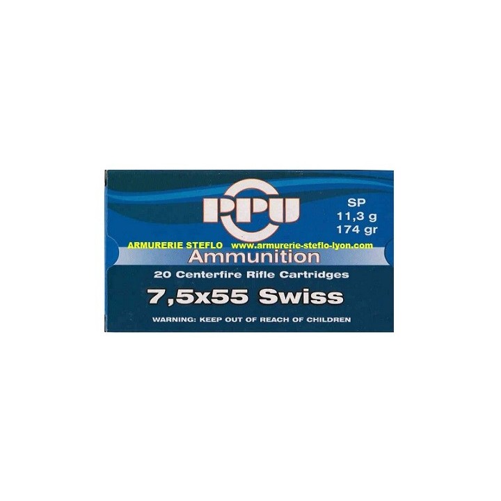 Partizan 7,5x55 Swiss SP - (x20)