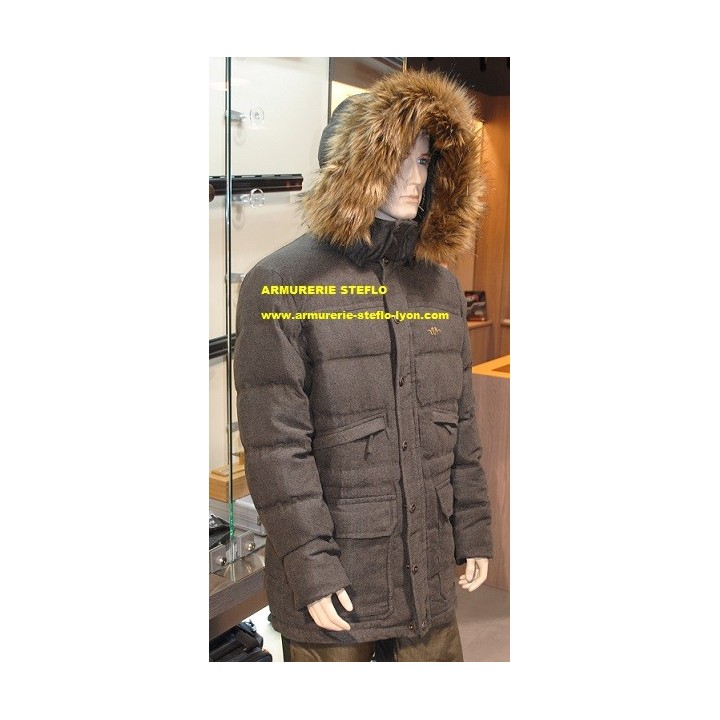 Veste Homme Vintage Down marron BLASER