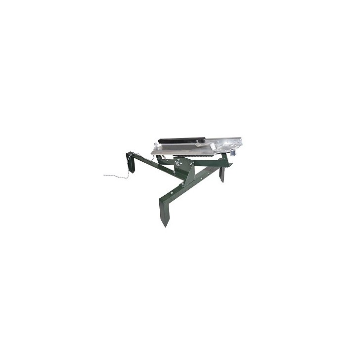 Lanceur de plateau manuel sur trepied