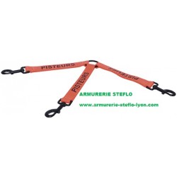 Tripleur nylon orange 20cm Pisteurs