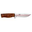 Helle - Alden GT - manche bouleau 123mm + étui cuir