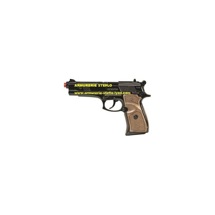 Pistolet Police à amorces 8 coups