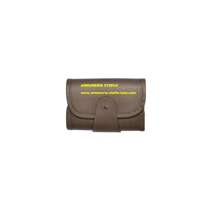 Cartouchière cuir 9 balles carabine