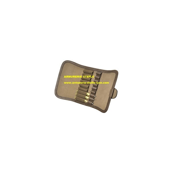 Cartouchière cuir 9 balles carabine