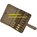 Cartouchière cuir 9 balles carabine