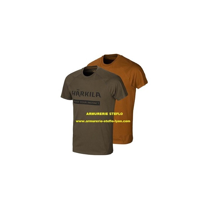 Pack tee-shirt (x2) logo MC HÄRKILA