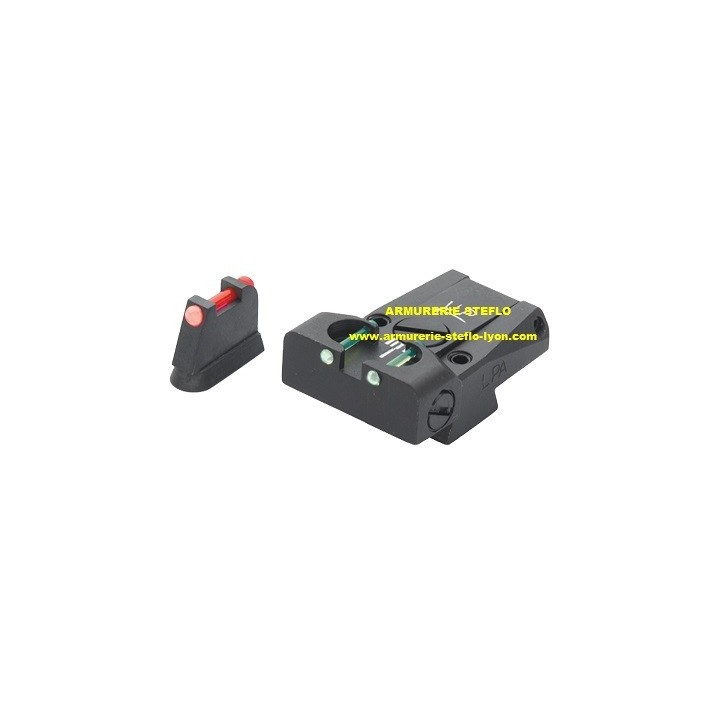 Hausse + guidon LPA CZ 75/85 avec insert fibre optique