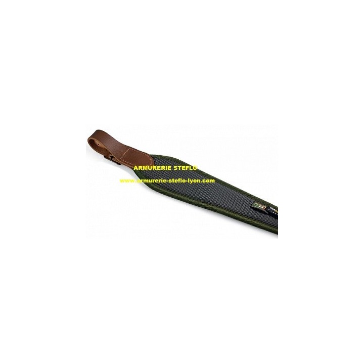 Bretelle carabine cuir + lin / Sanglier - Riserva