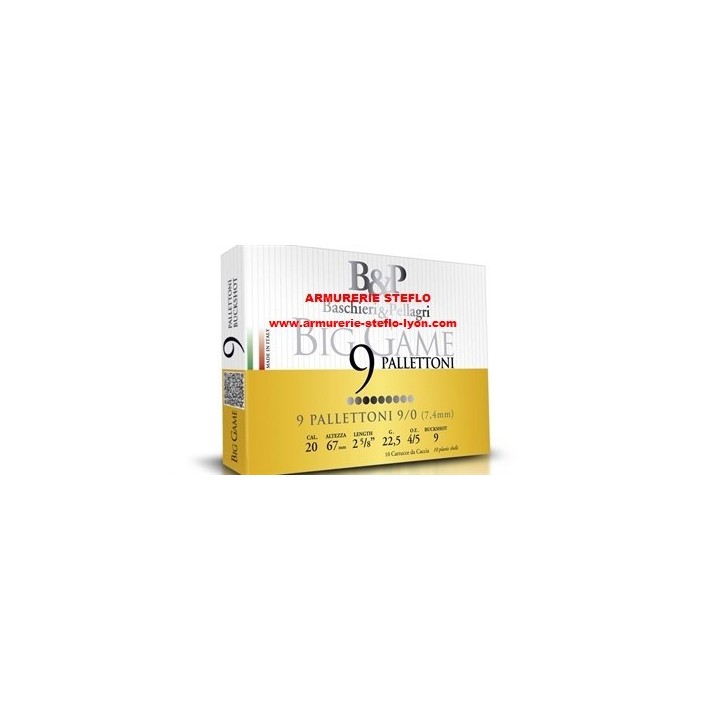 B&P Chevrotines 9 billes 20/67 - (x10)