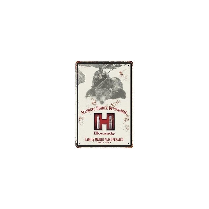 Plaque décorative Vintage Hornady